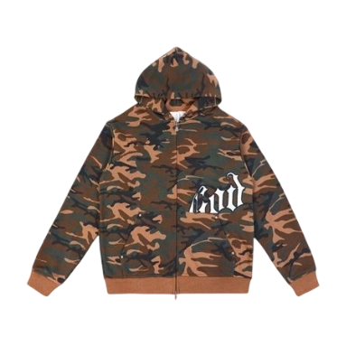 Godspeed God Speed Full Zip Hoodie Woodland Camo OKZY20261742