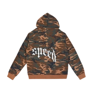 Godspeed God Speed Full Zip Hoodie Woodland Camo OKZY20261742