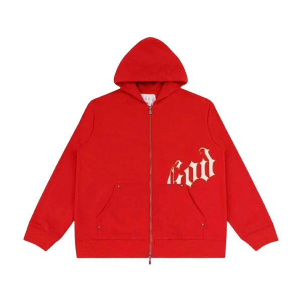 Godspeed God Speed Full Zip Hoodie Red OKZY20261747