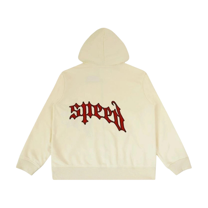 Godspeed God Speed Full Zip Hoodie Cream OKZY20261748