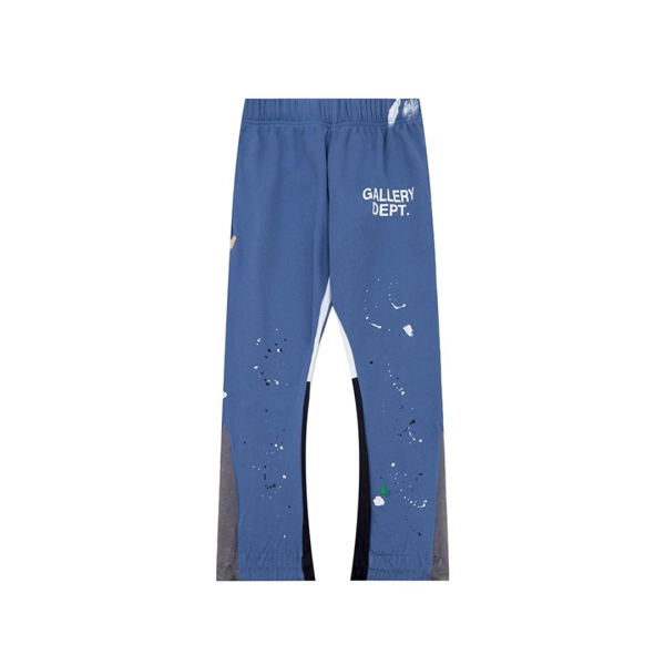 Gallery Dept Blue Paint Splatter Flare Sweatpants OKZY2026174