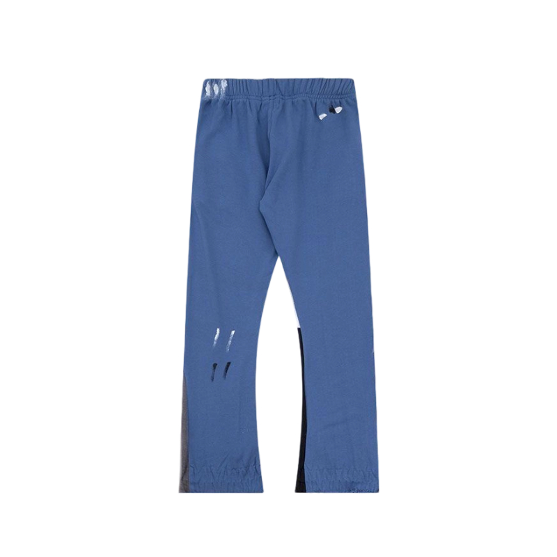 Gallery Dept Blue Paint Splatter Flare Sweatpants OKZY2026174