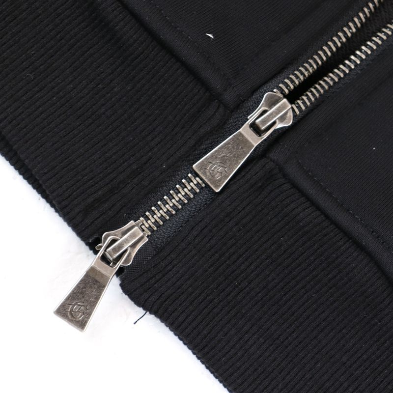 Godspeed God Speed Full Zip Hoodie Black Studded Logo OKZY20261753