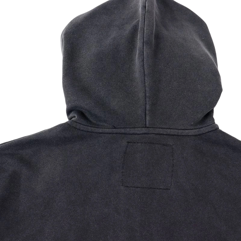 Godspeed God Speed Full Zip Hoodie Washed Black Rhinestone Logo OKZY20261754