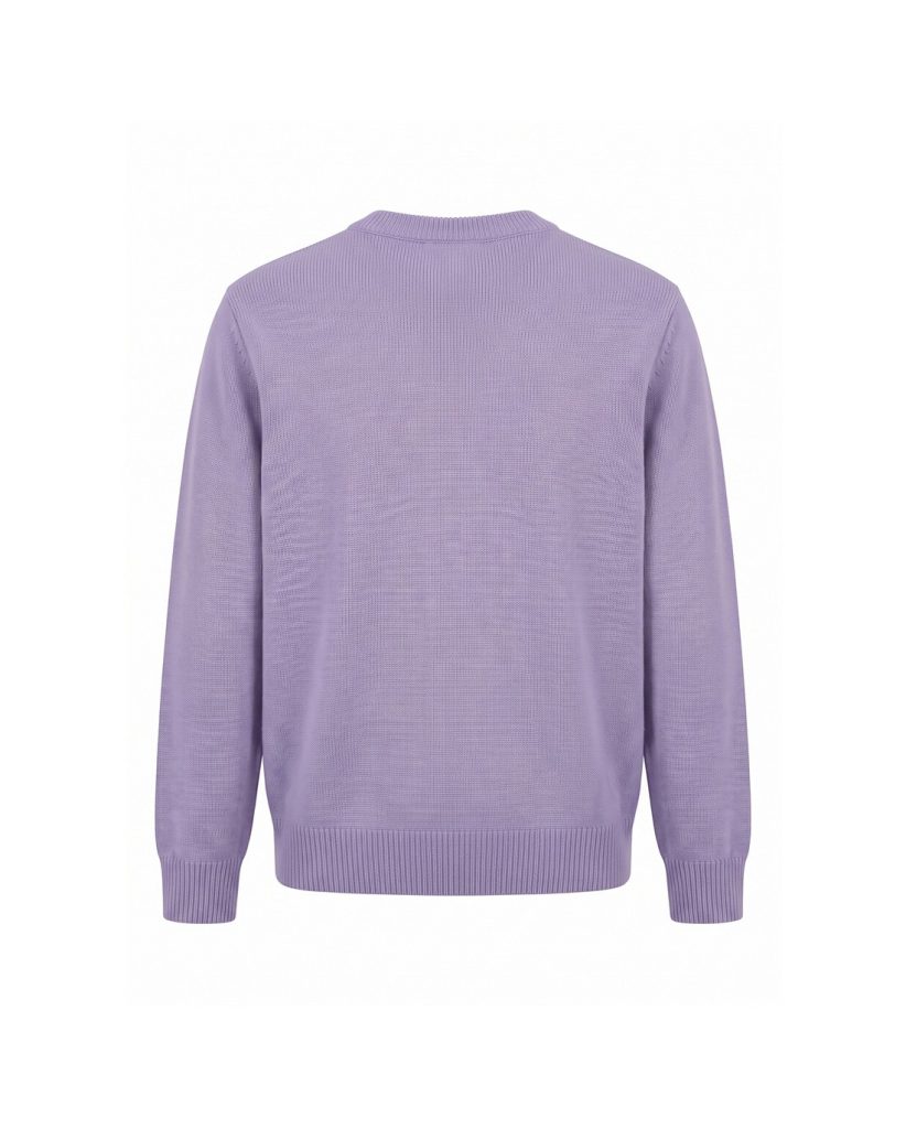 Off White Chest Arrow Knit Sweater Lavender ( Sweater) OKZY20261757