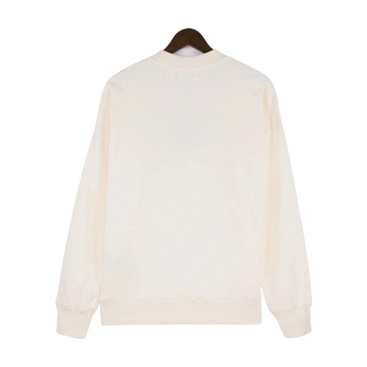 Palm Angels Vintage Poster Crewneck Sweatshirt Cream OKZY20261775