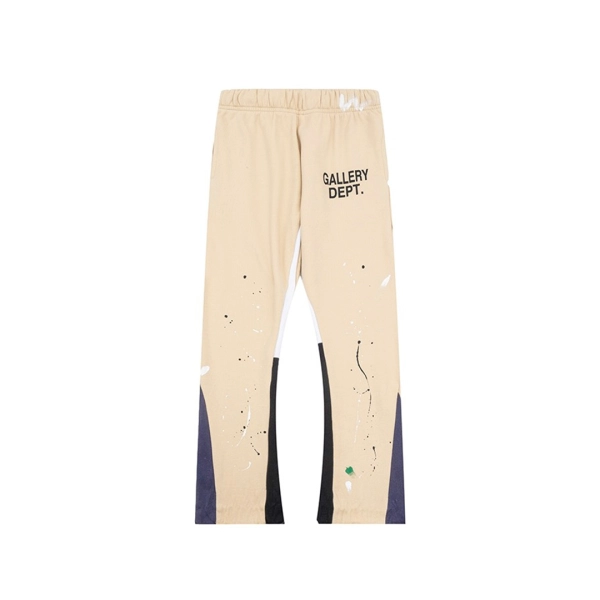 Gallery Dept Beige Paint Splatter Flare Sweatpants OKZY2026178