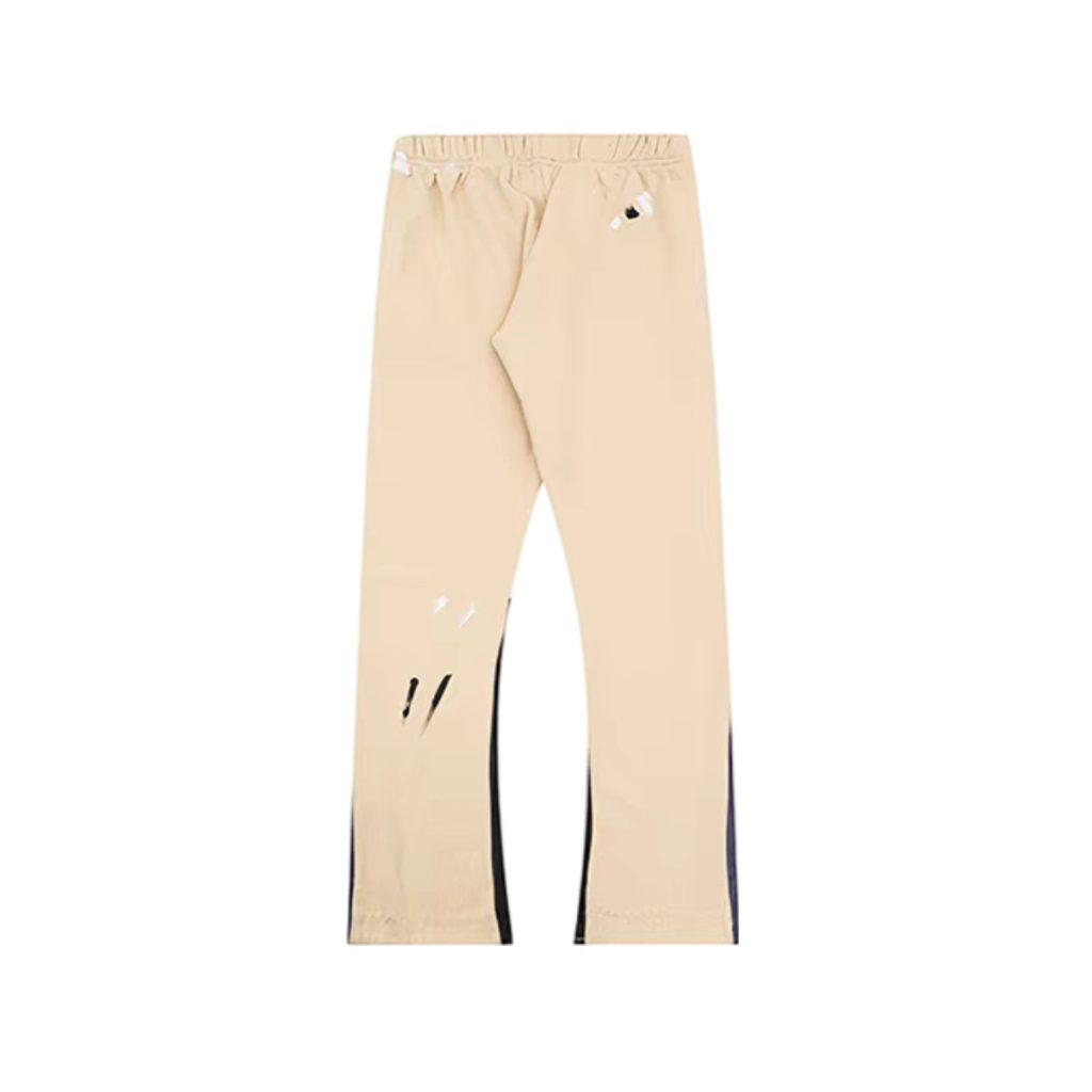 Gallery Dept Beige Paint Splatter Flare Sweatpants OKZY2026178