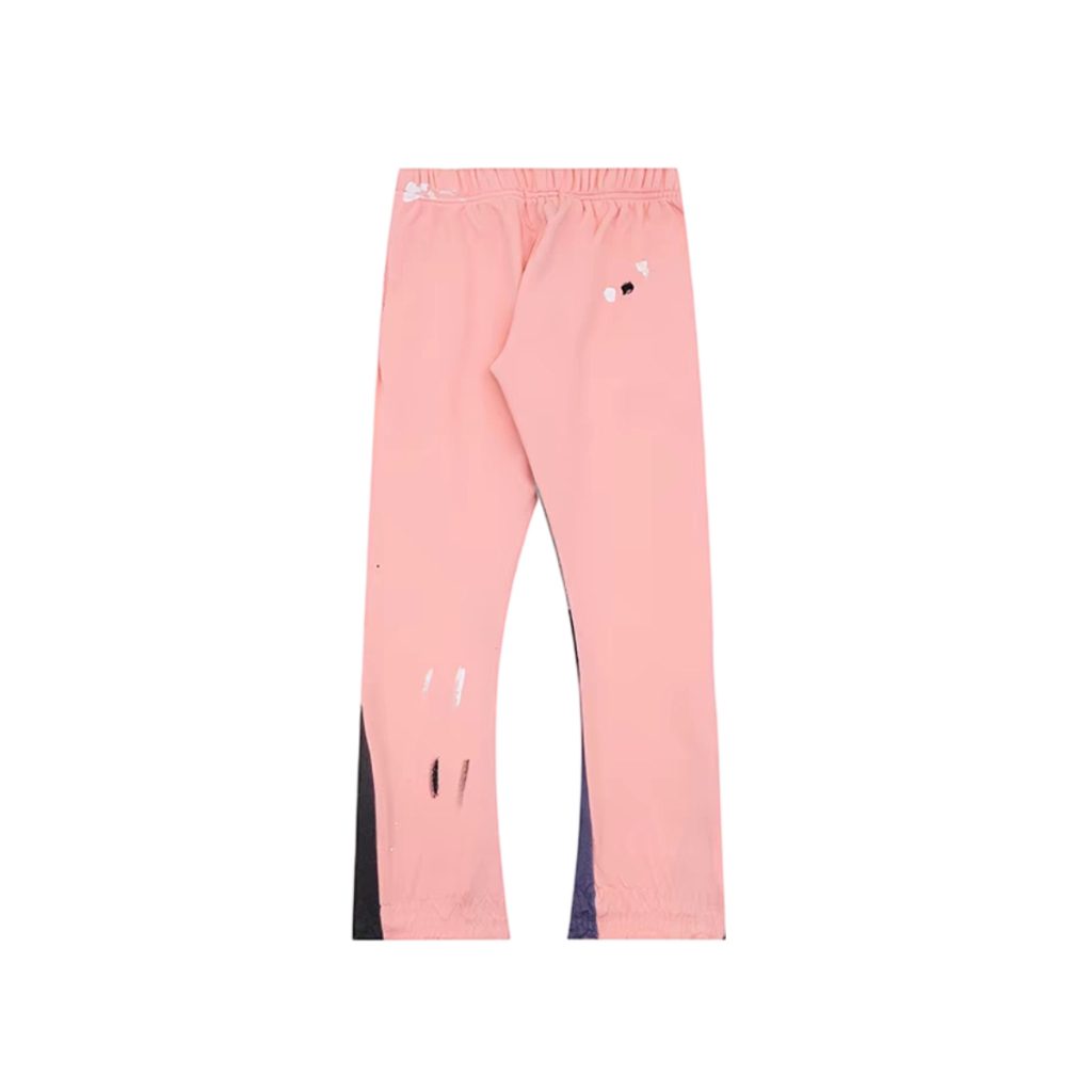 Gallery Dept Pink Paint Splatter Flare Sweatpants OKZY2026179