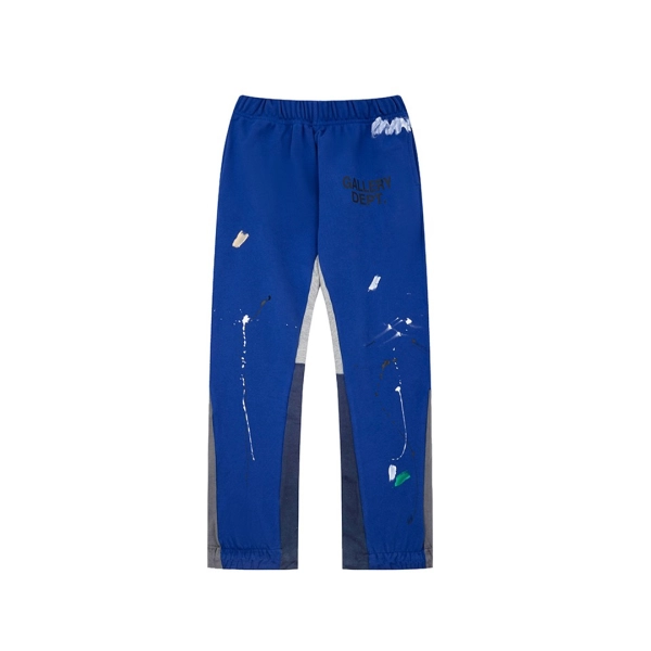 Gallery Dept Royal Blue Paint Splatter Flare Sweatpants OKZY2026181