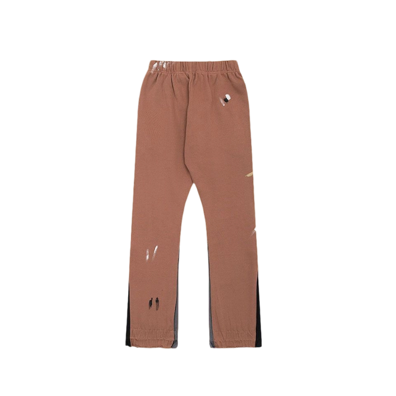 Gallery Dept Brown Paint Splatter Flare Sweatpants OKZY2026183