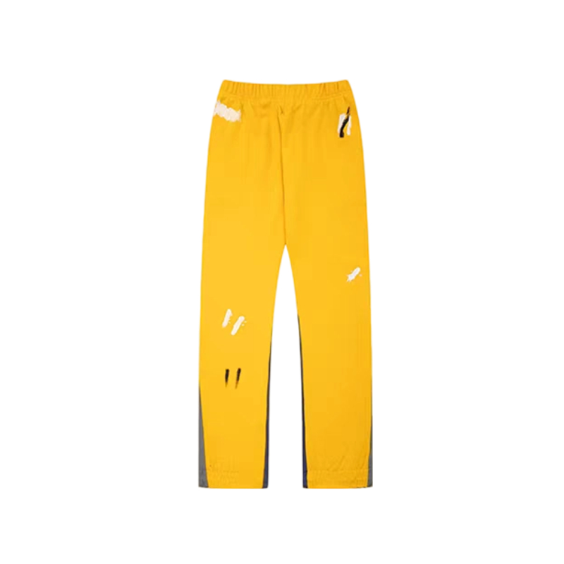 Gallery Dept Yellow Paint Splatter Flare Sweatpants OKZY2026184