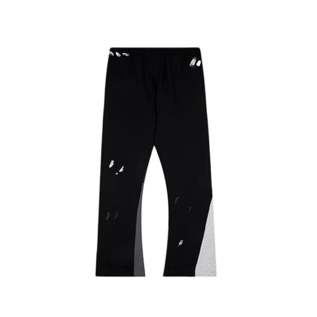 Gallery Dept Black Paint Splatter Flare Sweatpants OKZY2026185