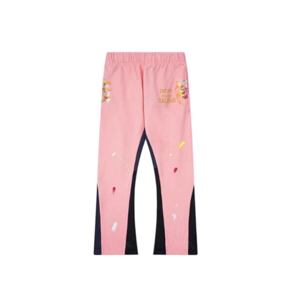 Gallery Dept Pink Patchwork Splatter Sweatpants OKZY2026187