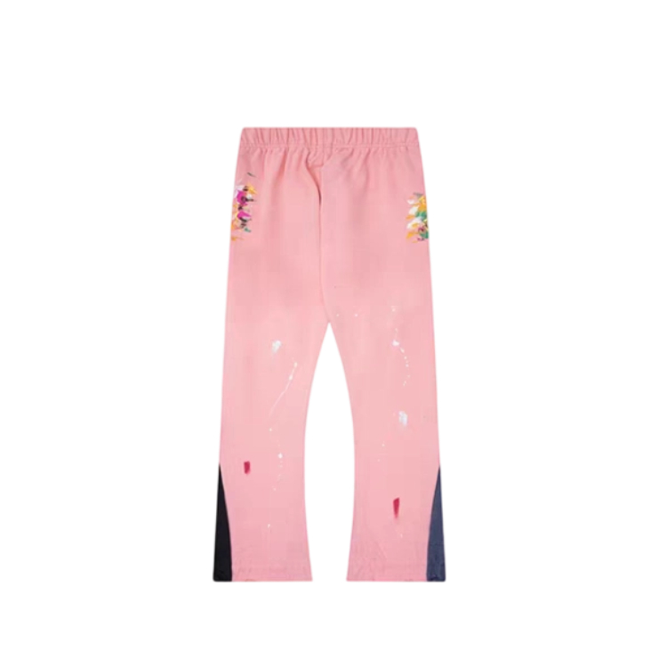 Gallery Dept Pink Patchwork Splatter Sweatpants OKZY2026187