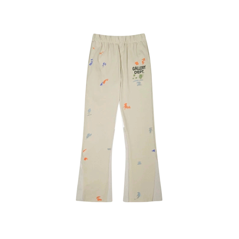 Gallery Dept Beige Graffiti Flare Sweatpants OKZY2026188