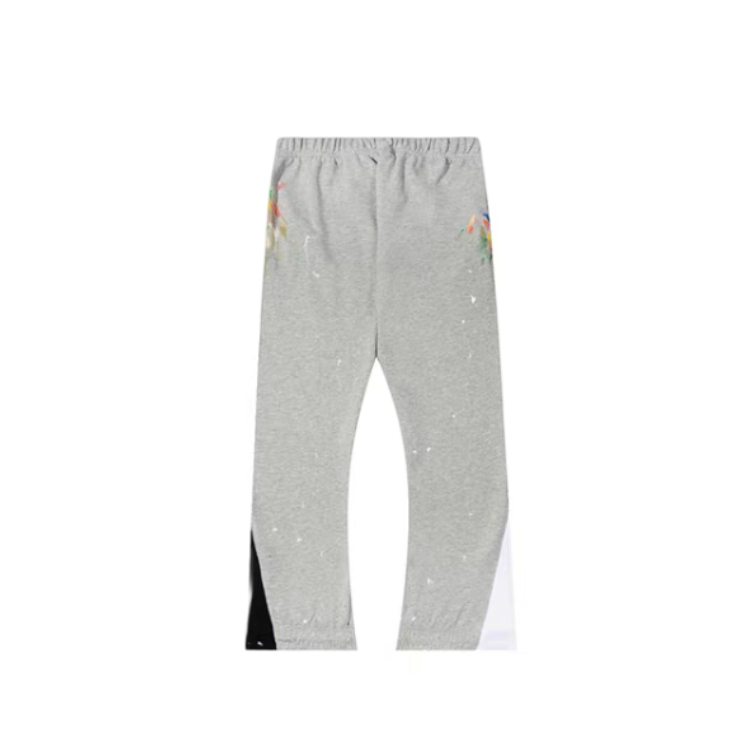 Gallery Dept Grey Splash Paint Flare Pants OKZY2026190