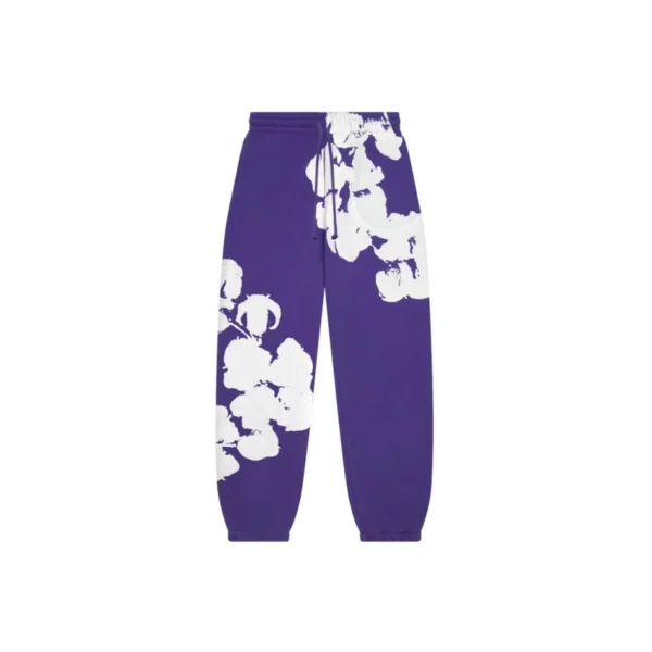 Denim Tears Purple Cotton Wreath Sweatpants OKZY2026195