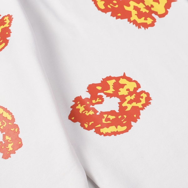 Denim Tears White Orange Cotton Wreath Sweatpants OKZY2026203