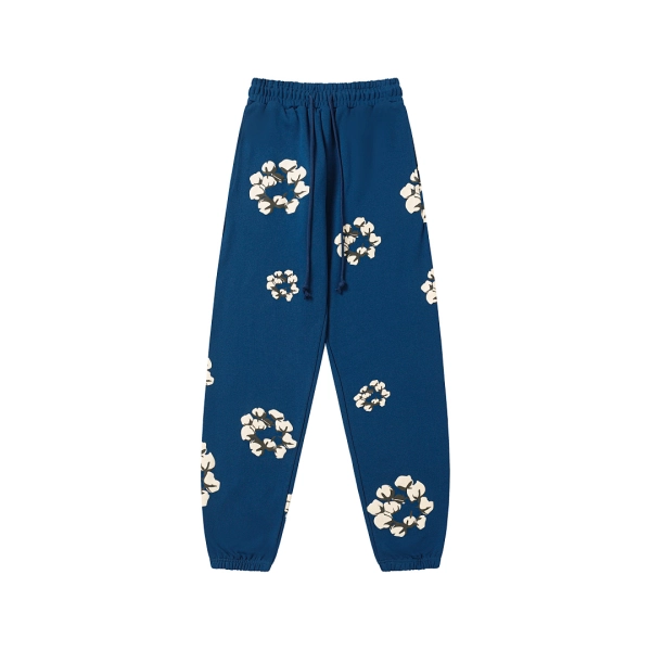 Denim Tears Blue Cotton Wreath Sweatpants OKZY2026207