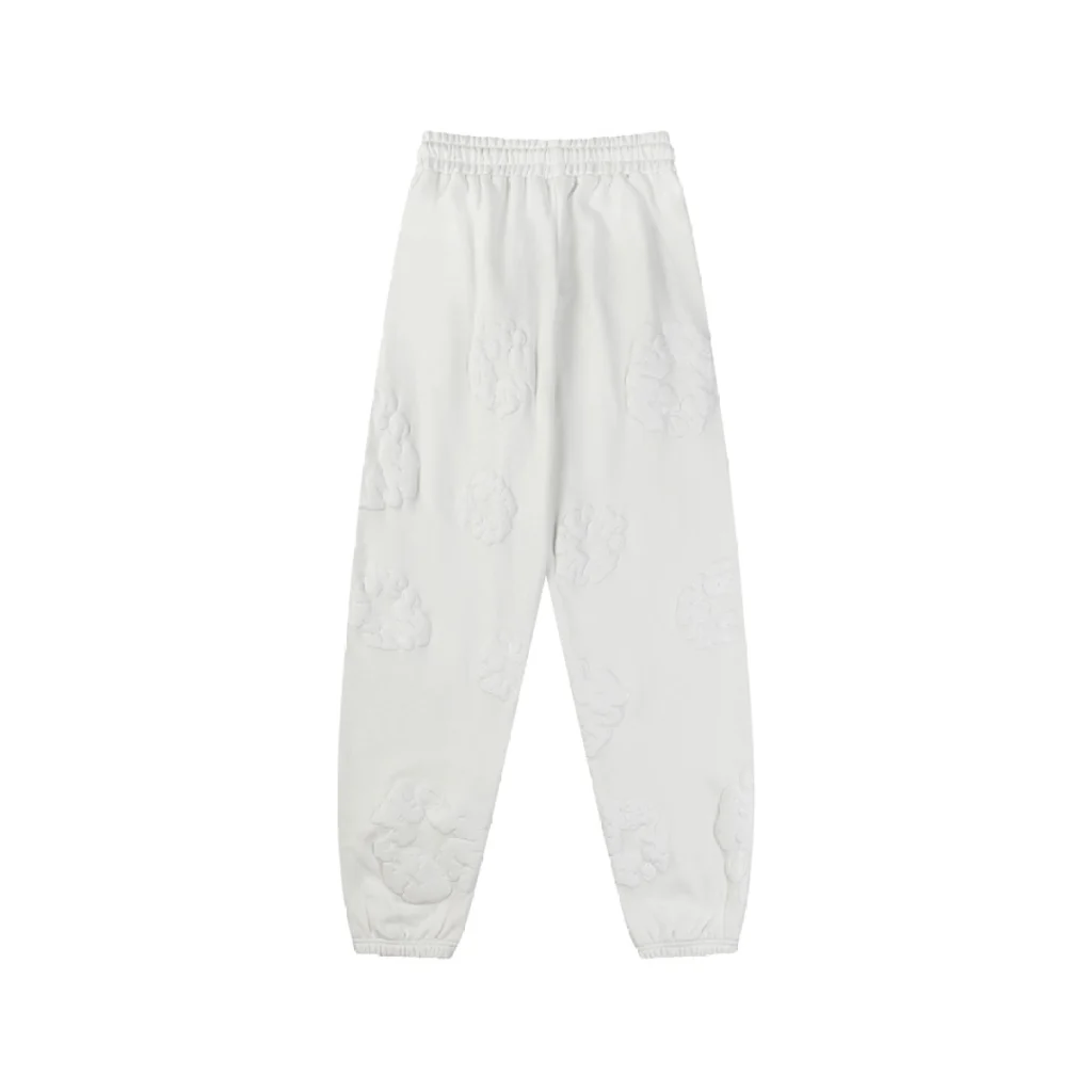 Denim Tears White 3D Wreath Sweatpants OKZY2026209