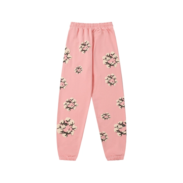 Denim Tears Pink Cotton Wreath Sweatpants OKZY2026210