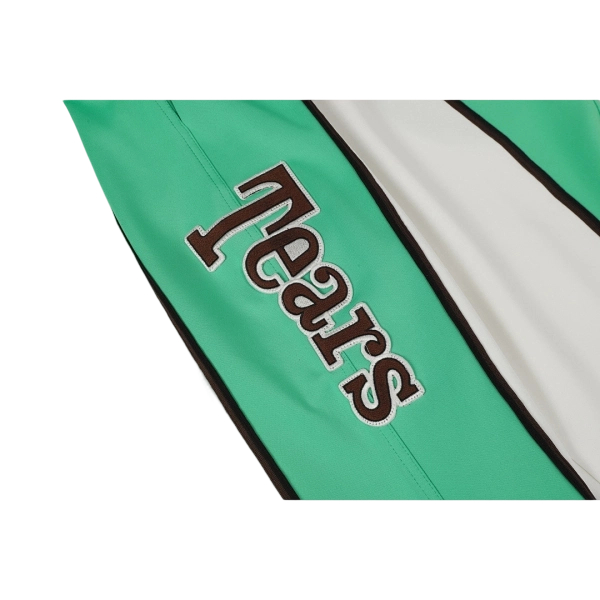 Denim Tears Green White Colorblock Sweatpants OKZY2026215