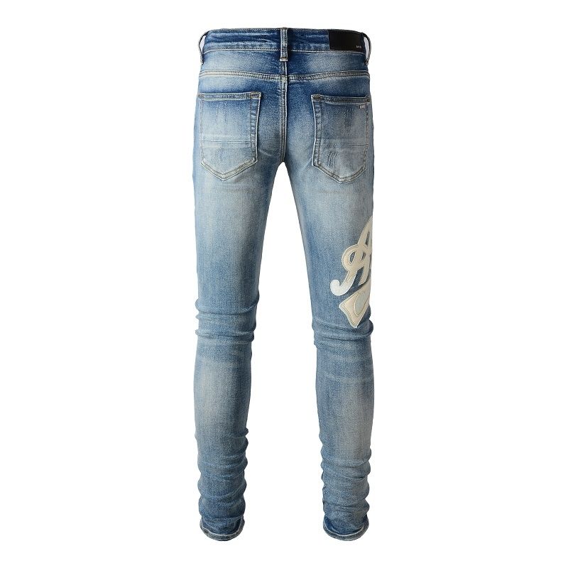 Amiri Varsity 22 Embroidered Skinny Jeans OKZY202622