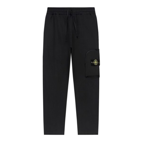 Stone Island Black Cargo Sweatpants OKZY2026237