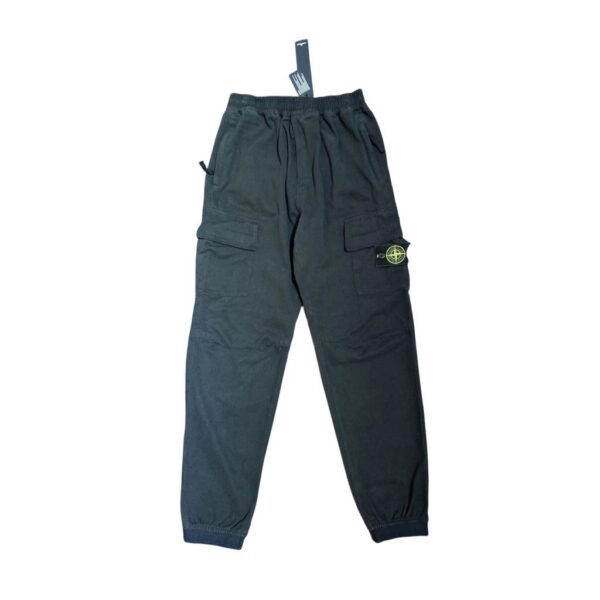 Stone Island Black Cargo Jogger OKZY2026238