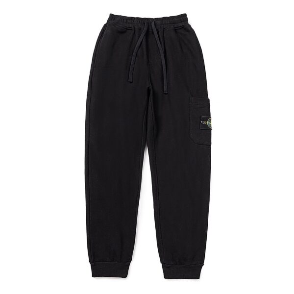 Stone Island Black Side Pocket Jogger OKZY2026246