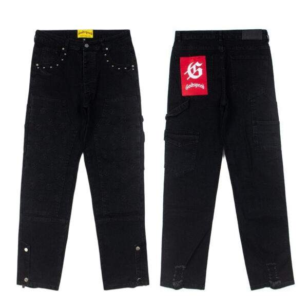 Godspeed Black Rivet Cargo Jeans OKZY2026259