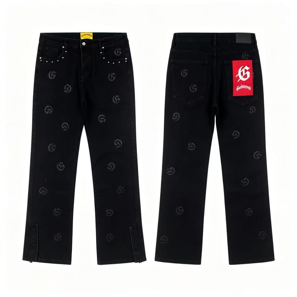 Godspeed Black Embroidered Flare Jeans OKZY2026265