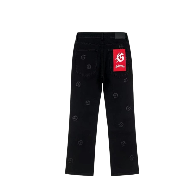 Godspeed Black Embroidered Flare Jeans OKZY2026265
