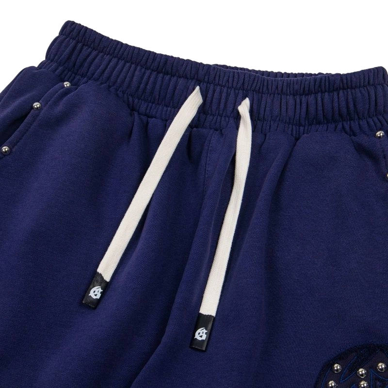 Godspeed Navy Studded Logo Sweatpants OKZY2026273