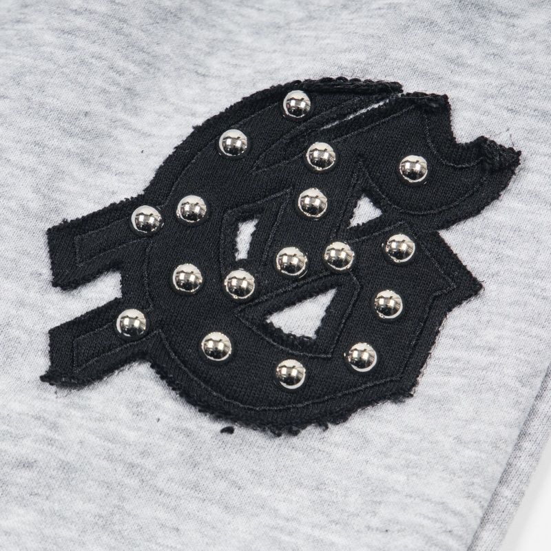 Godspeed Grey Studded Logo Sweatpants OKZY2026274