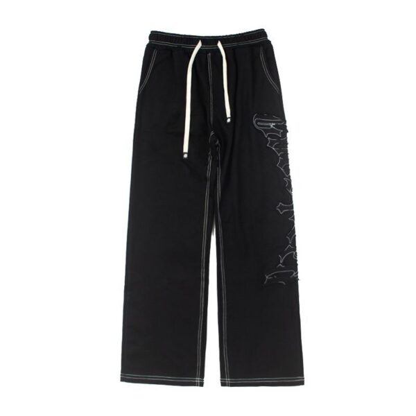 Godspeed Black Contrast Stitch Sweatpants OKZY2026276