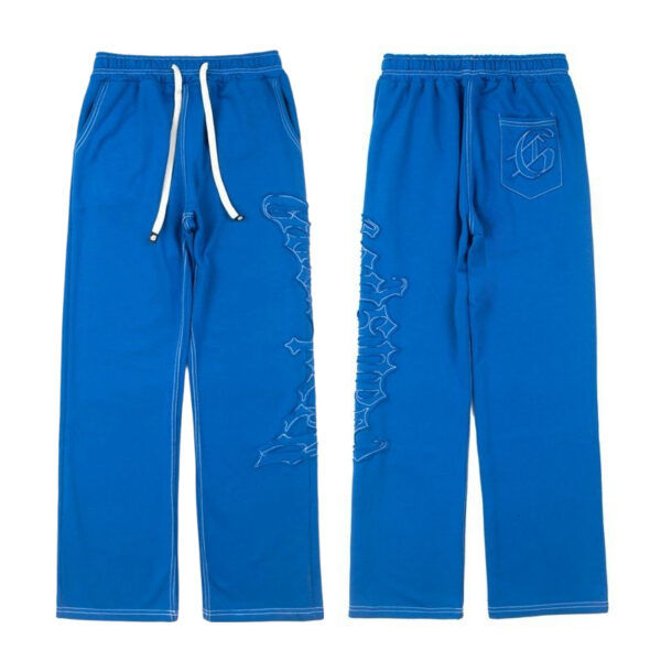 Godspeed Blue Stitched Graphic Sweatpants OKZY2026277