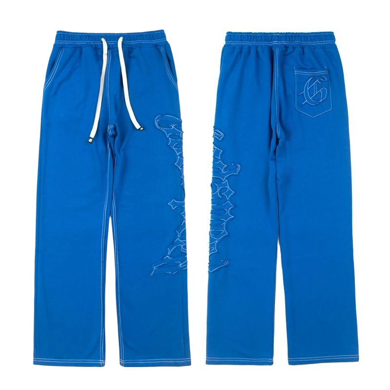 Godspeed Blue Stitched Graphic Sweatpants OKZY2026277