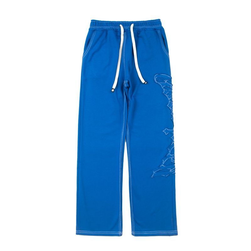 Godspeed Blue Stitched Graphic Sweatpants OKZY2026277