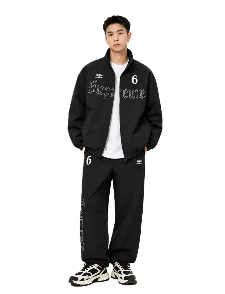 Supreme Umbro Black Nylon Track Pants OKZY2026282