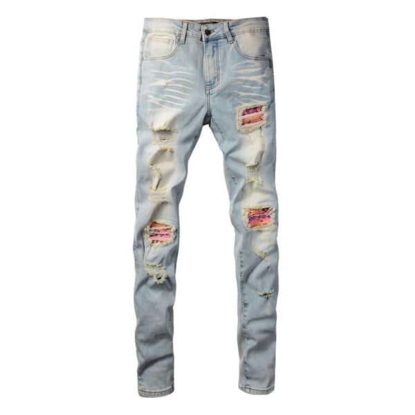 AMIRI Patch Ripped Jeans OKZY202628
