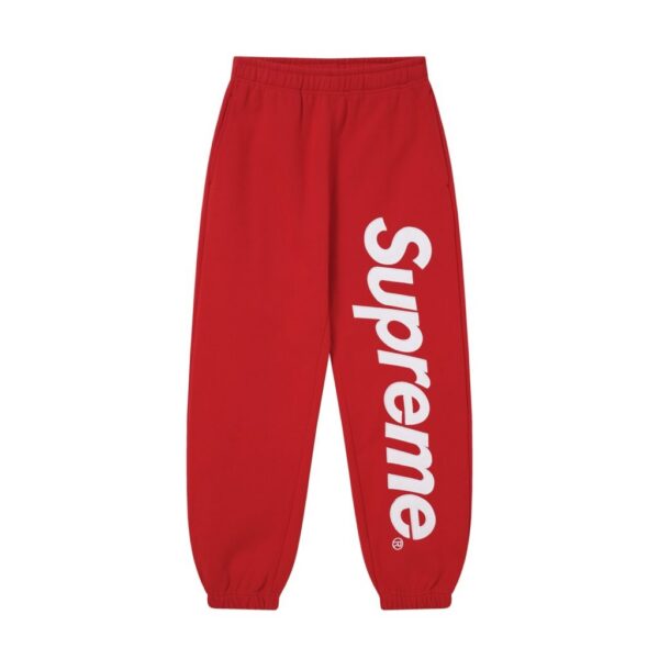 Supreme Red Side Logo Sweatpants OKZY2026290