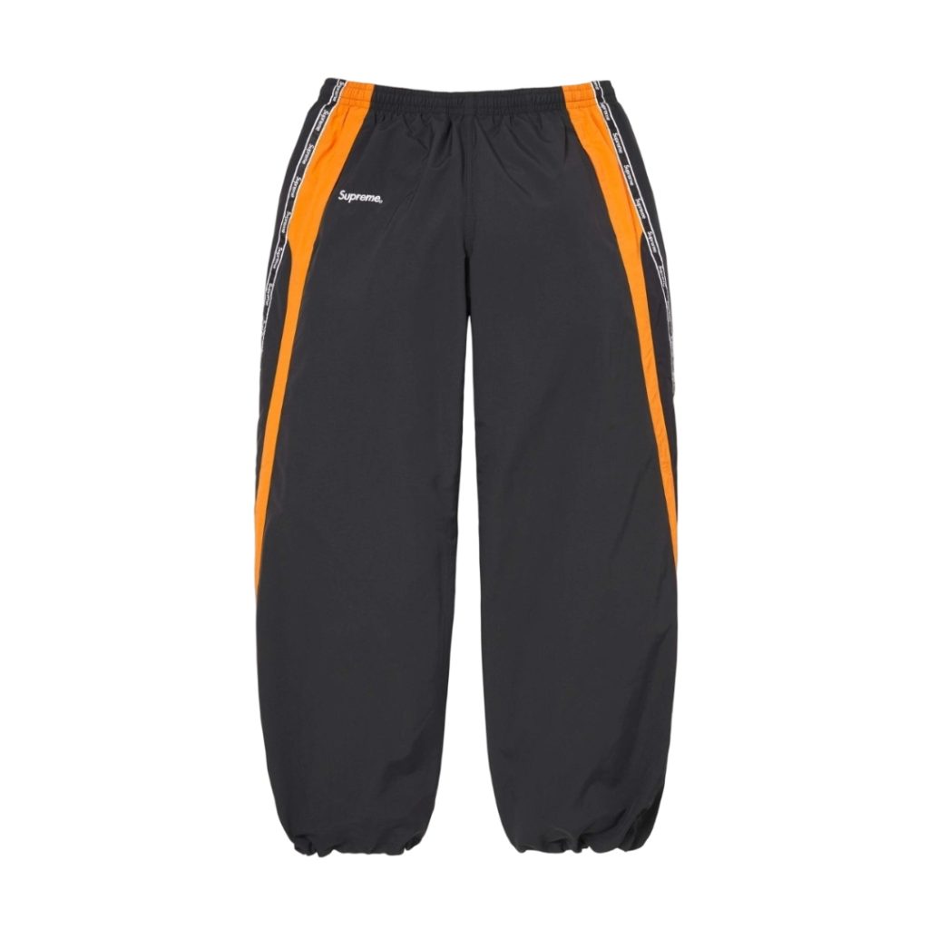 Supreme Black Orange Stripe Track Pants OKZY2026295
