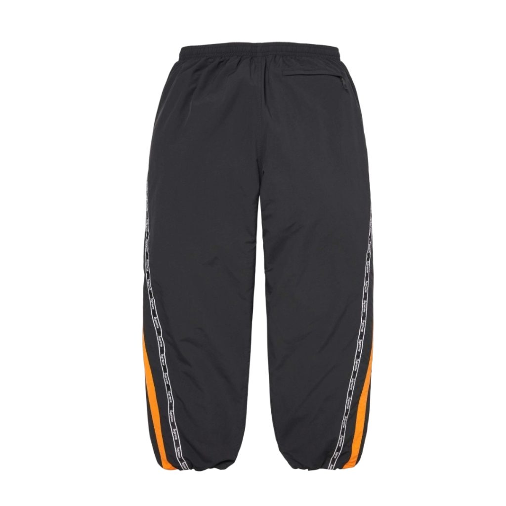 Supreme Black Orange Stripe Track Pants OKZY2026295