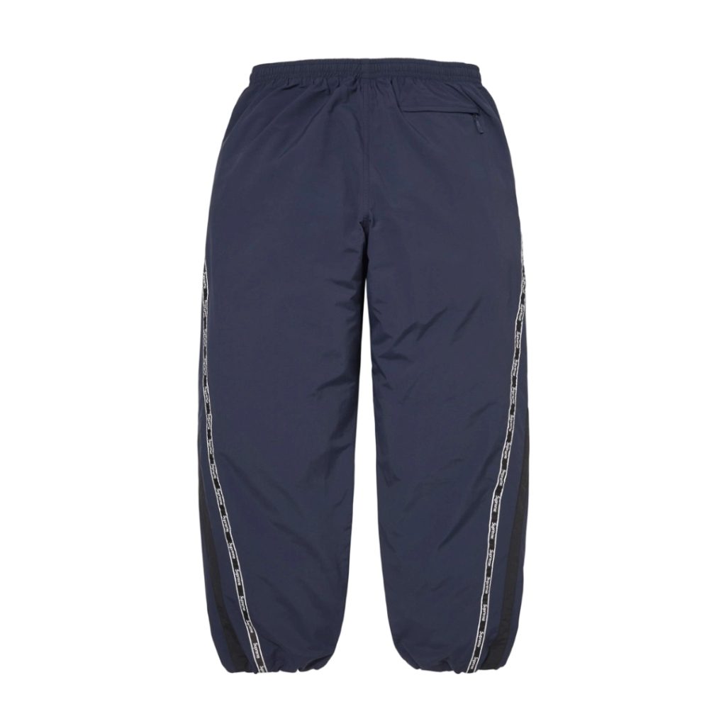 Supreme Navy Tape Logo Track Pants OKZY2026296