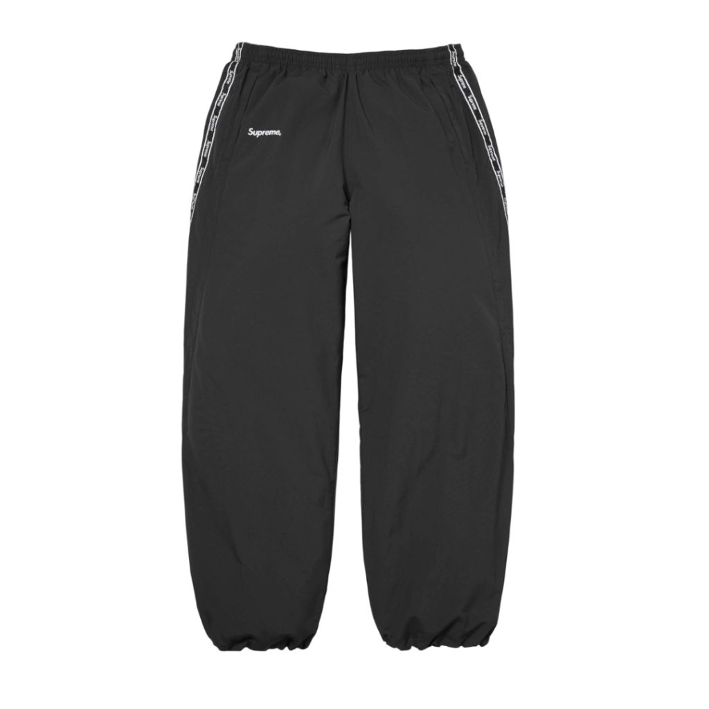 Supreme Black Tape Logo Track Pants OKZY2026297