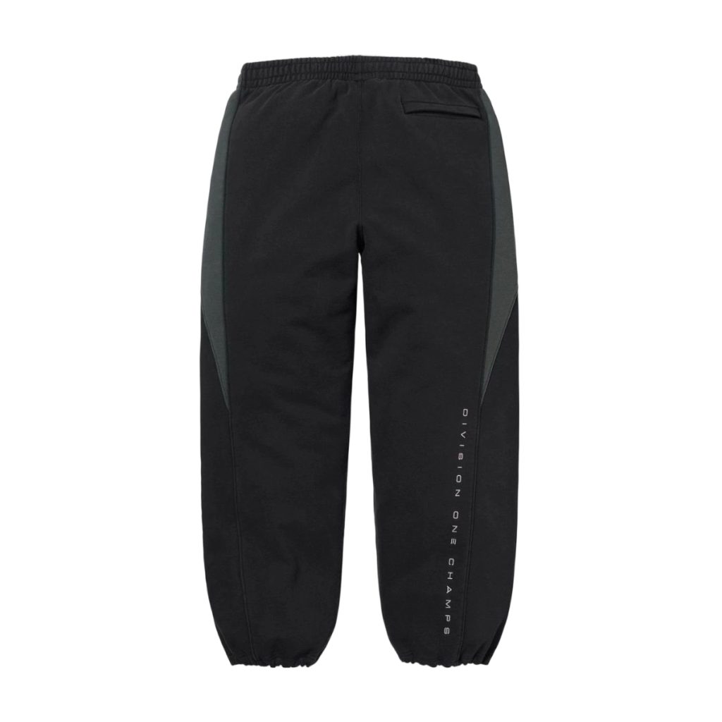 Supreme Black Grey Color Block Sweatpants OKZY2026303
