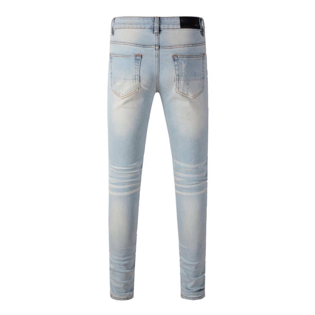 Amiri Frayed Strip Repair Skinny Jeans OKZY202630