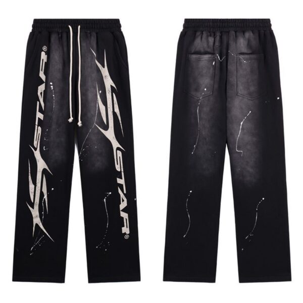 Hellstar sports pants black-white OKZY2026316